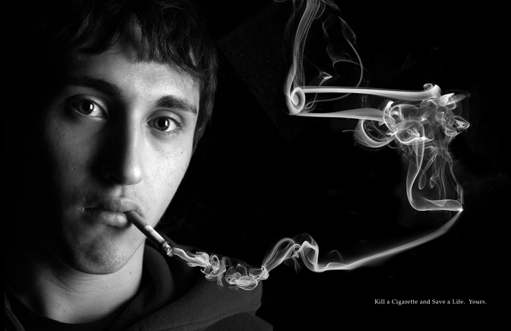 Creative Anti Smoking Ad. Many anti-smoking ads in the